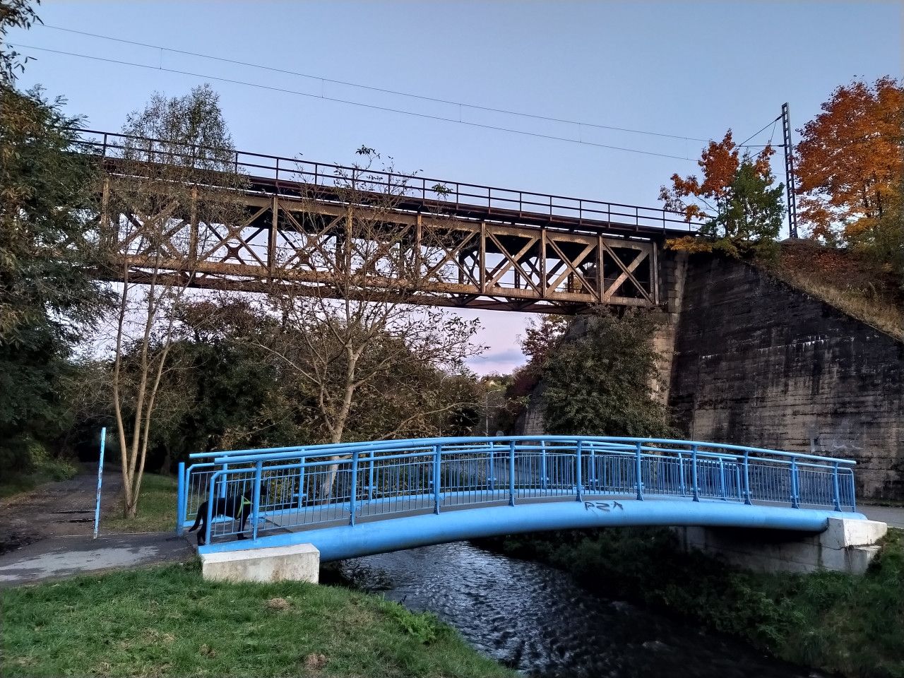 Prvn most pes Rokytku 13.10.2021