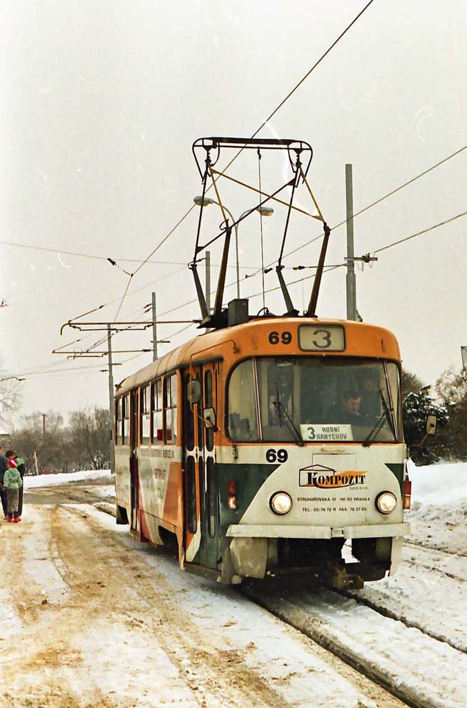 07.01.1995 - Liberec Tram. T3 ev.. 69