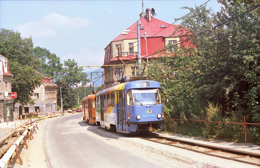 16.08.1997 - Liberec Vpenka Tram. T3 ev.. 70 + 71
