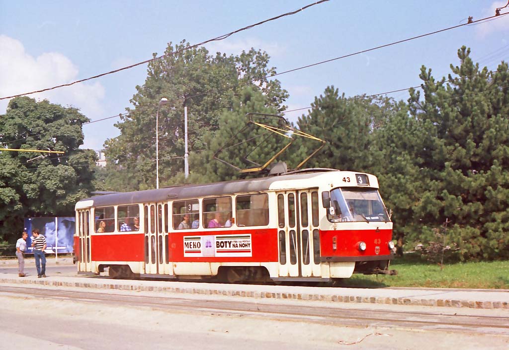 16.08.1997 - Liberec Pekrny Tram. T3 ev.. 43