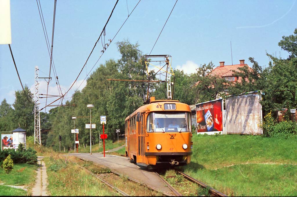16.08.1997 - Liberec Nov Ruda Tram. T3 ev.. 47