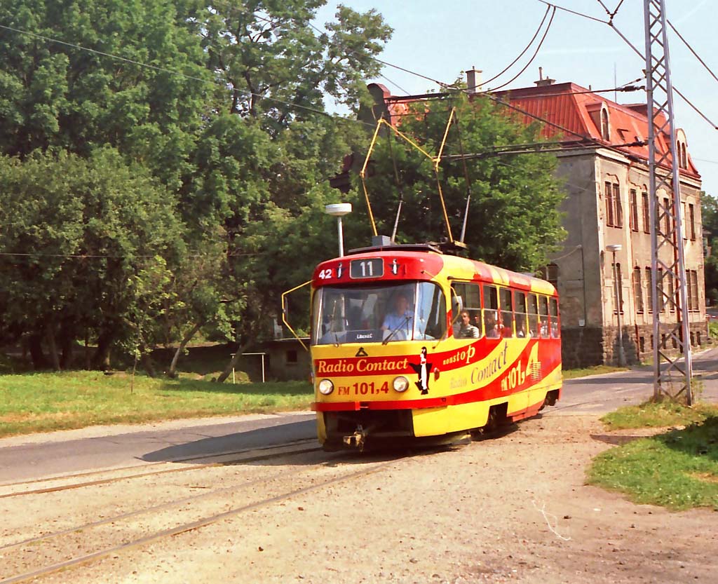16.08.1997 - Vratislavice Lkrna Tram. T3 ev.. 42
