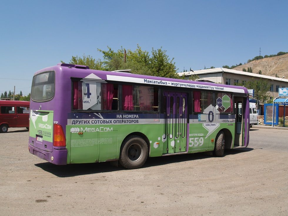 Mimo trolejbus zde jezd marrutky i takovto autobusy.