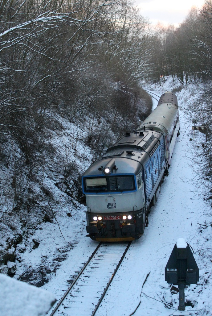 750.707 - R1292, ped tunelem v seku Rynholec - Nov Bububu, 12.1.2013