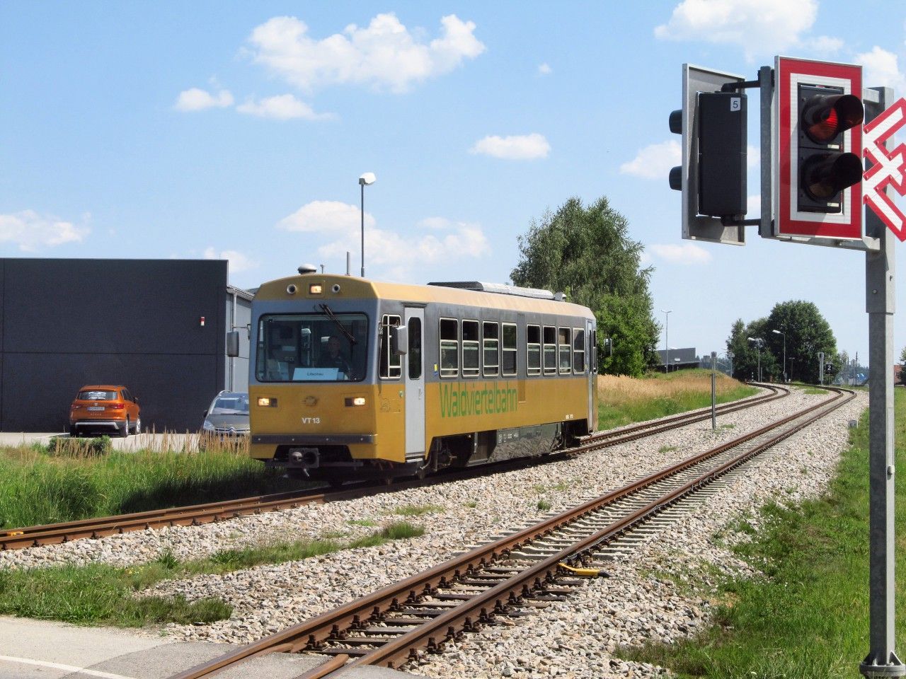 Motorov vz VT13 jako 1 ze 3 stedench spoj do Litschau; Gmnd 8/2018