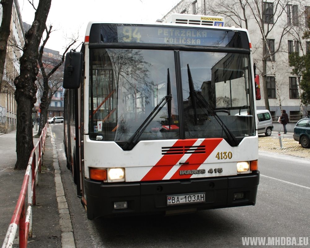 4130 na linke 94 na Vazovovej
