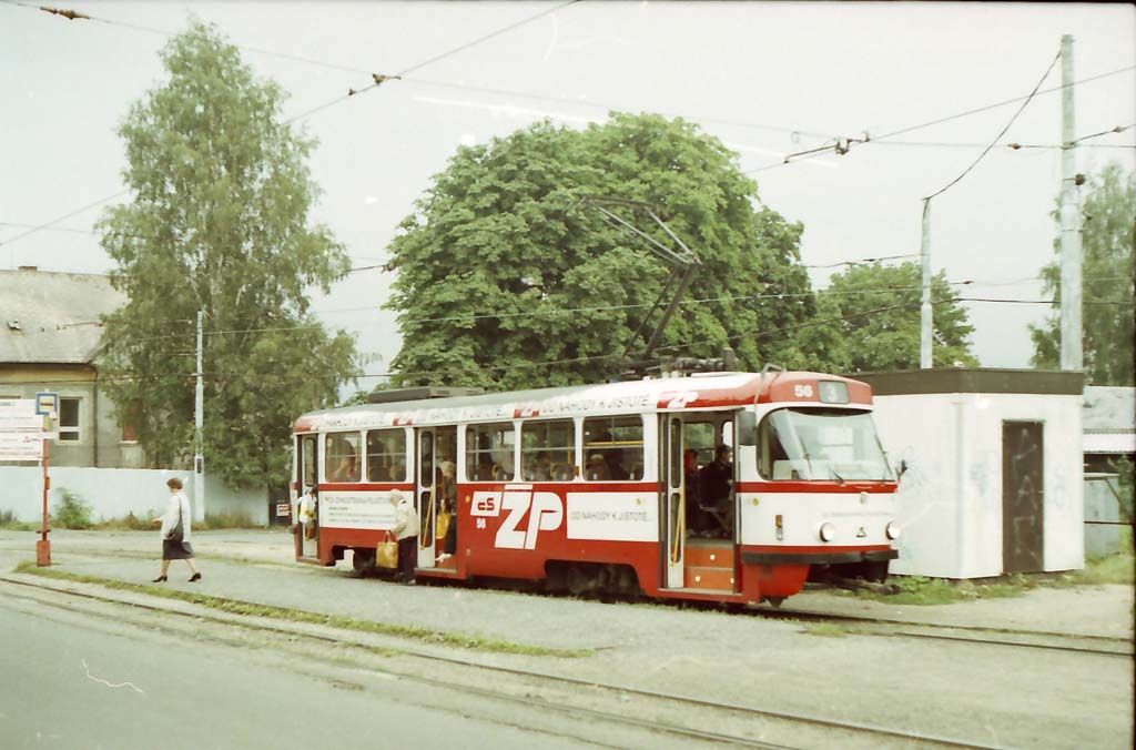 26.08.1998 - Liberec Doln Hanychov Tram. T3 ev.. 56