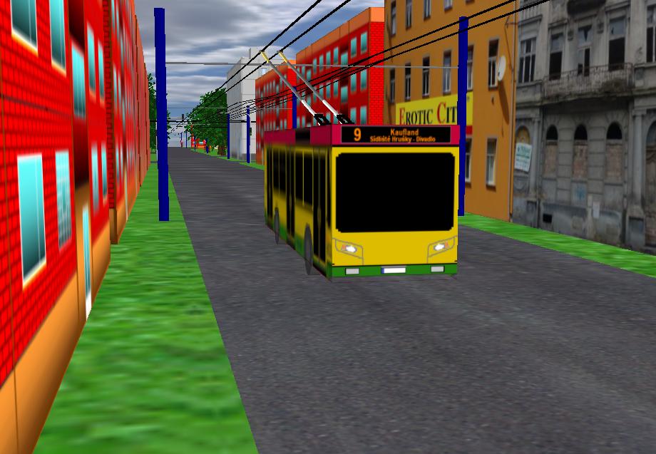 Provoz linky 9 zajiuj stejn trolejbusy, jako linku 7. Mimo kod 21Tr teba Rohan T122D #153.