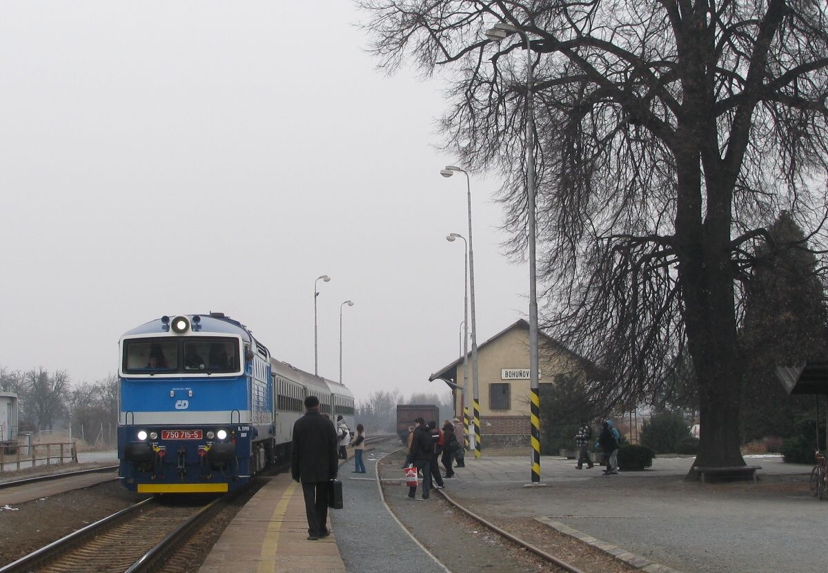 750.715 poprv� na trati, Bohu�ovice, Os 13710