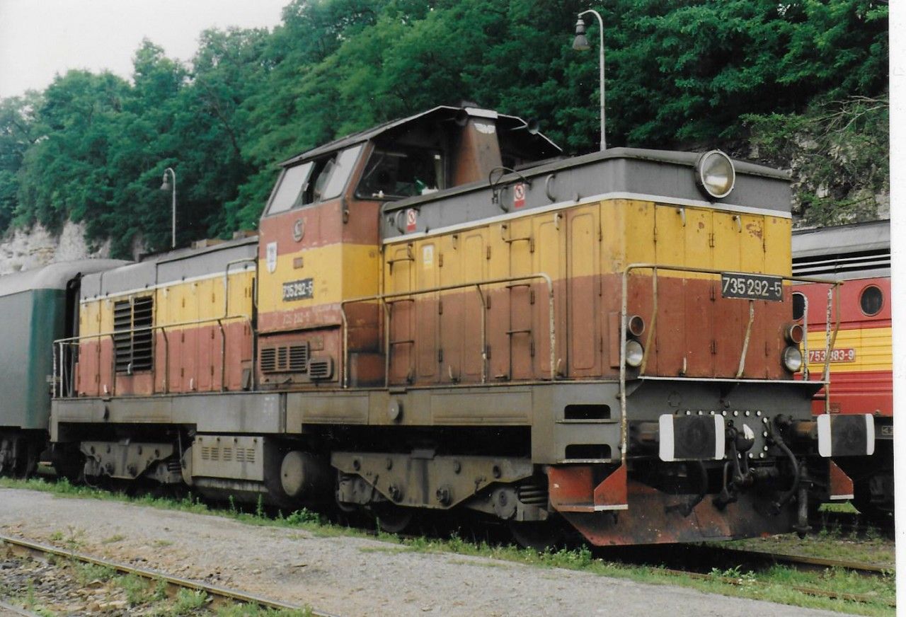 292 v Bakov n.J.pipraven  s Os.vlakem do esk Lpy 25.7.1997