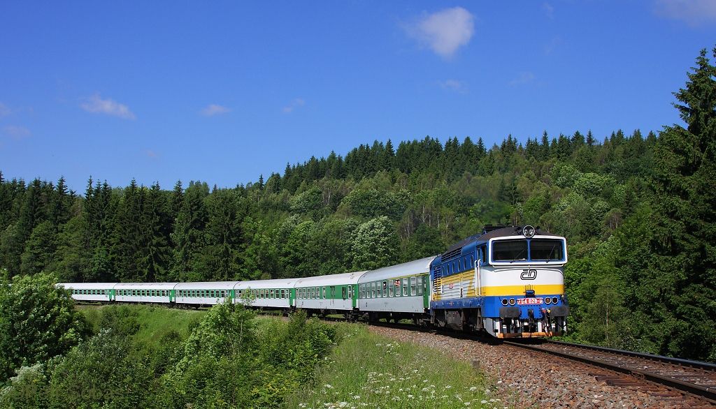 754.028, R 1403, Ostru�n�  - Ramzov� (Pet��kov), 27.6.2010 (zdrav�m do prvn�ho vozu :-)