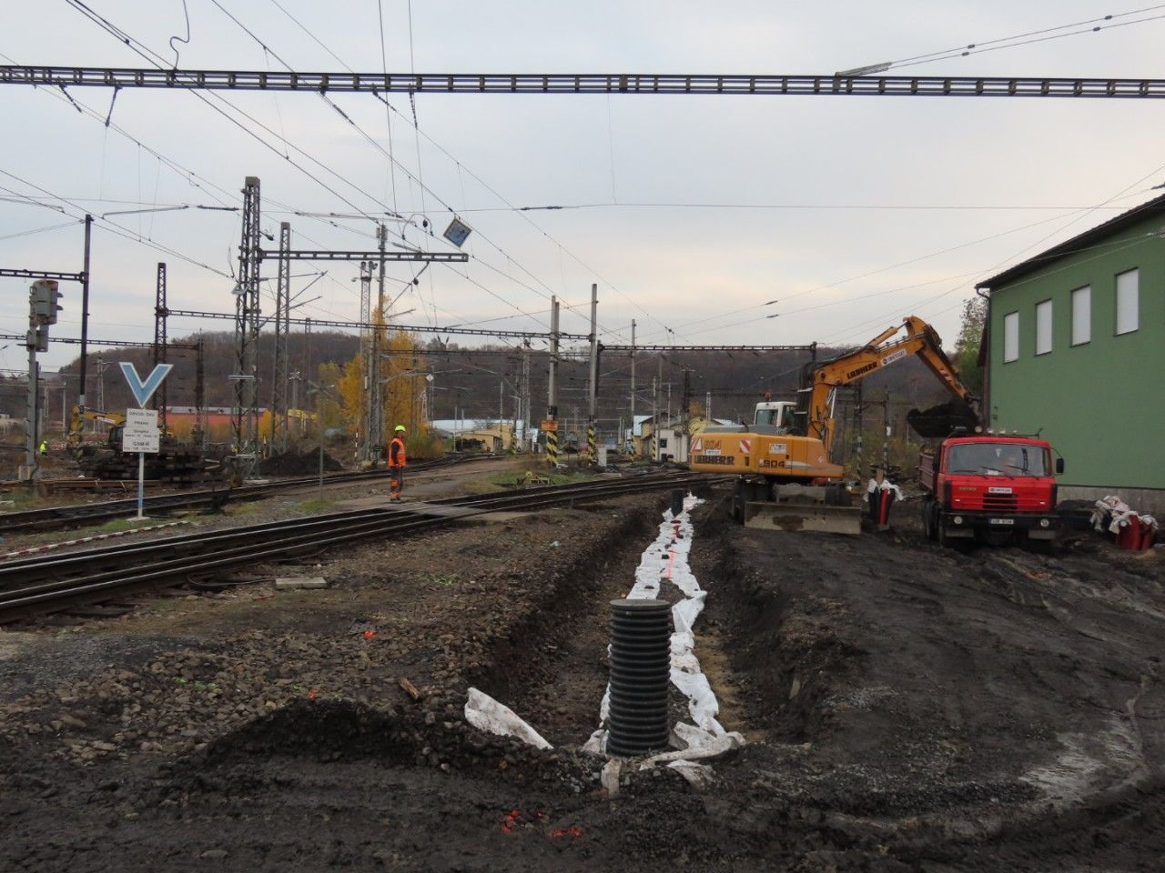 Vršovice osobní nádraží 19.11.2019