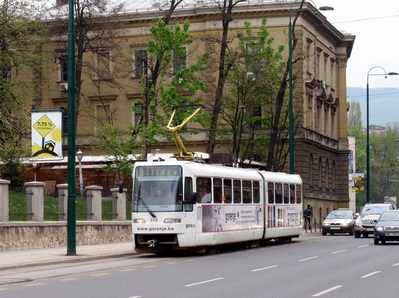 �esk� stopa v Sarajevu. Je ironii osudu, �e Satra II 510 i  ob� f�bie na�i vlast asi nikdy nevid�ly