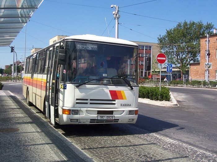 Karosa C934 majitele Autodoprava Studen� na lince Auta-Busy Studen� v Olomouci dne 17.6.2010