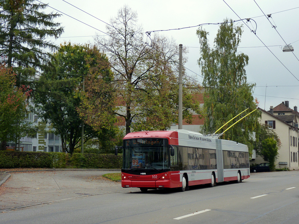 Hess Swisstrolley ev.. 102 u zruen trolejbusov tony