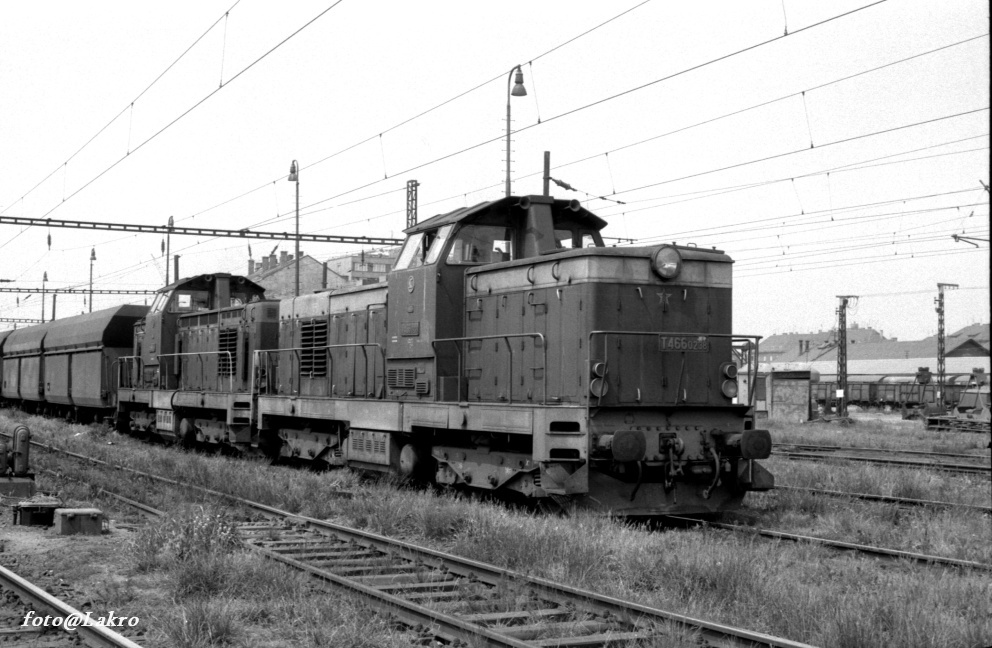dvojče T466.0238+T466.0250 Plzeň 9.6.1983