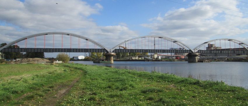 Pohled na nov most od obce P횝any a  konec !!!