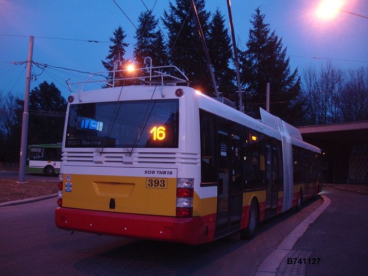 Trolejbus 31Tr Sor na ton Bory, Heyrovskho.