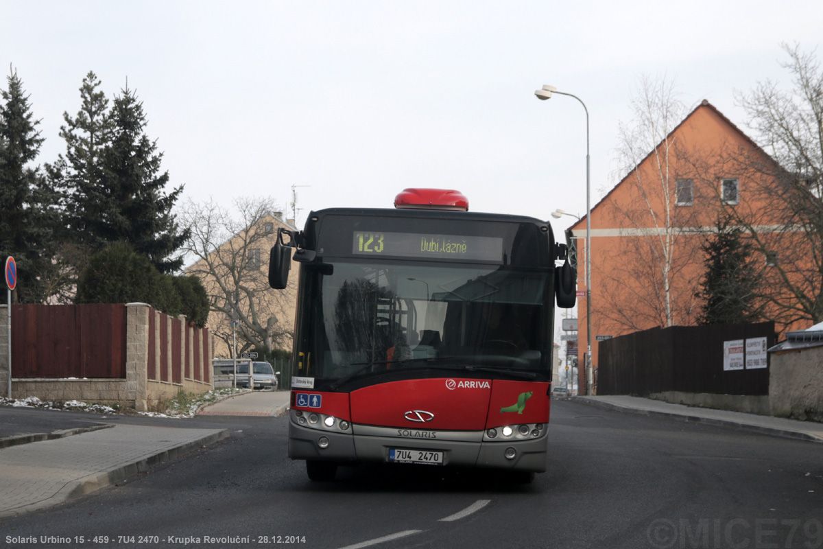 Arriva Teplice - Solaris Urbino 15 - 459 - Krupka Revolun - 28.12.2014