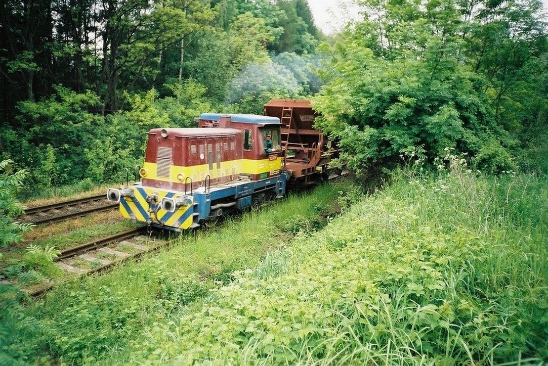 703.610 v ele soupravy s novostraeck st. do LZ v Pecnov 2.6.2004