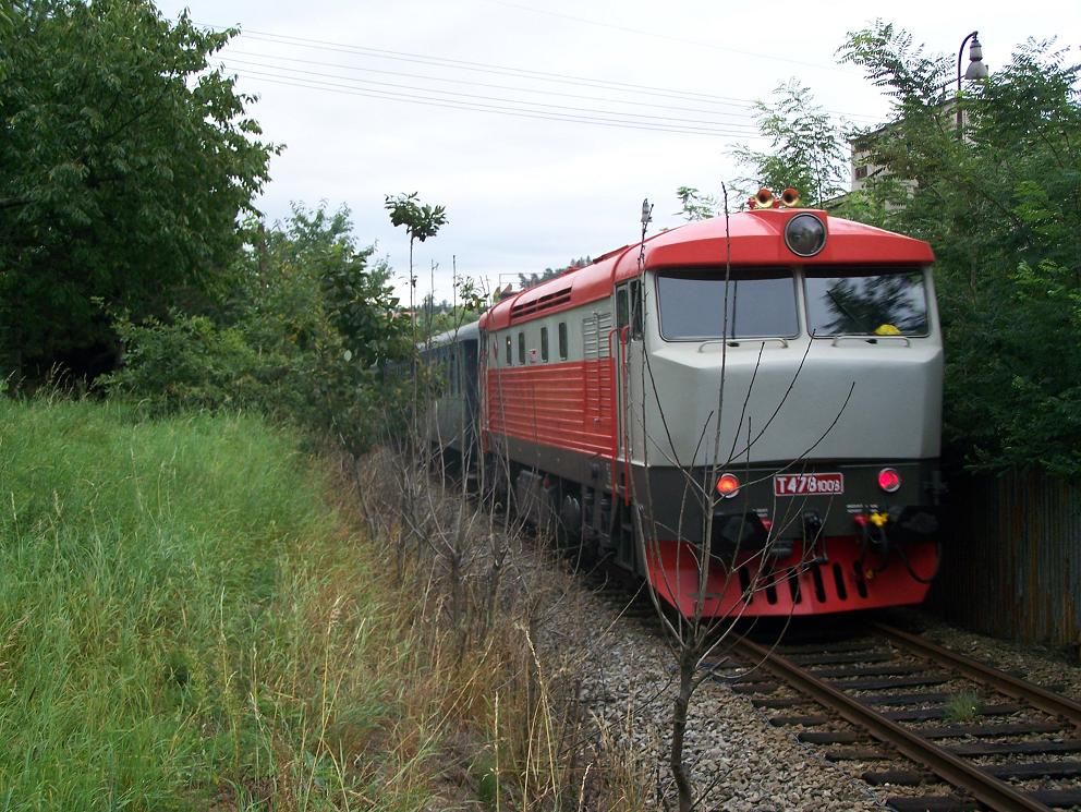 T478.1008 na pk. pos�zavsk� linky - T�nec n. S�zavou - 27.8.2011.