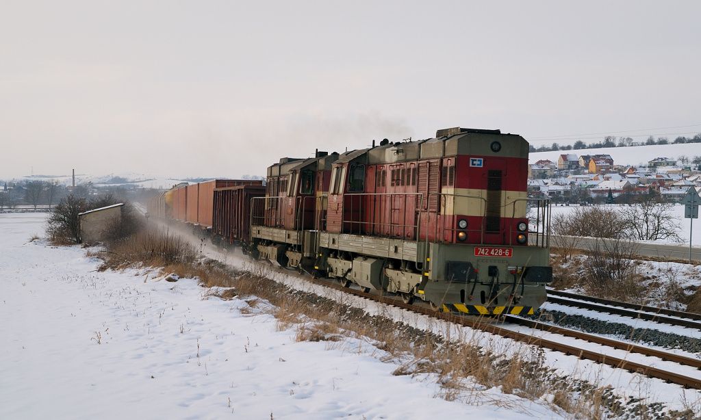 18.2.2009, 15:47, Bu�ovice - Nevojice, 742 428 + 180