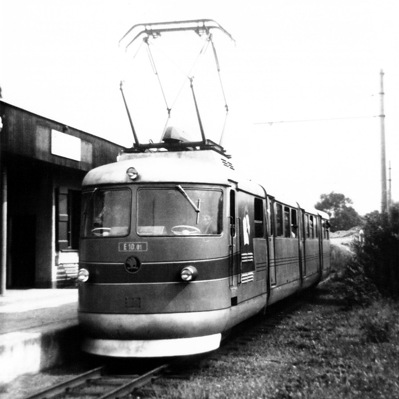 Pionrsk eleznice Plze - srpen 1960