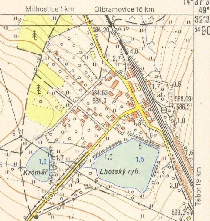 Stezim mapa 1965