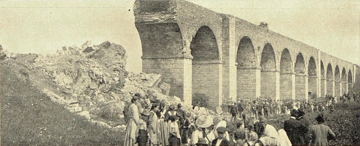 Hranick viadukt, odstel roku 1911.