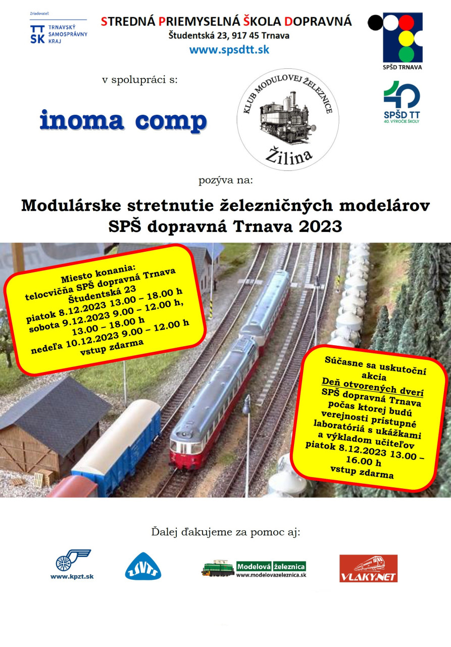 Modulrske stretnutie elezninch modelrov SP dopravn Trnava 2023