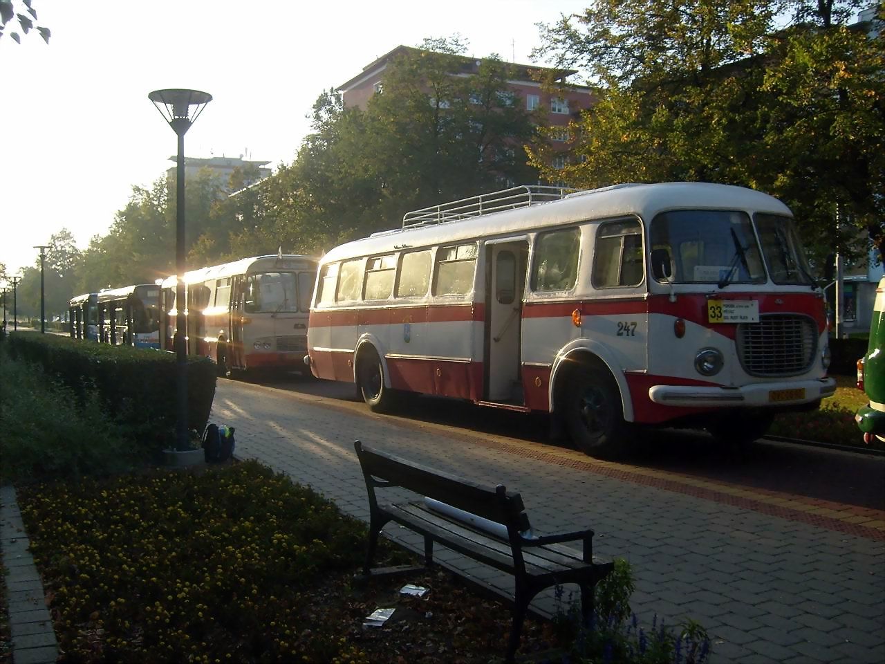 P��prava voz� pro v�stavu 