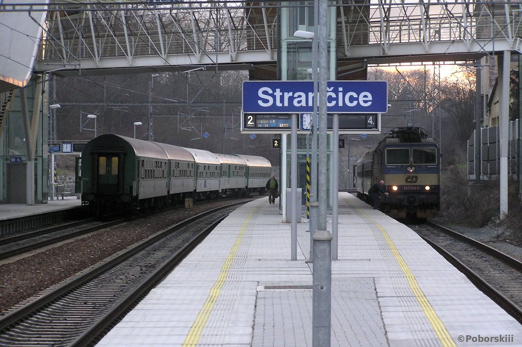 odstaven� vpravo na 4.kolej