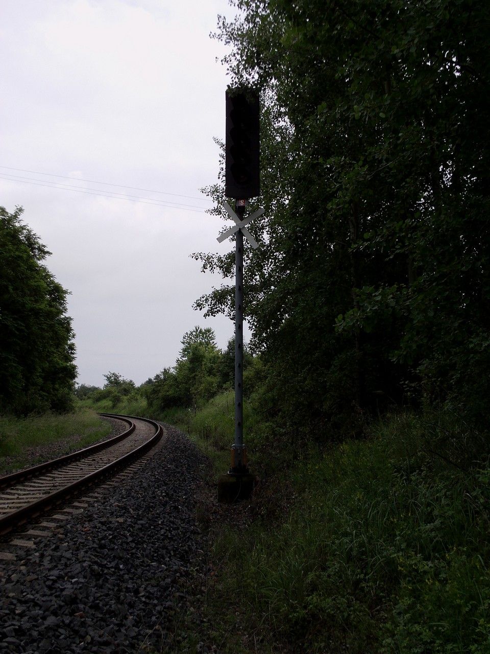 B�val� vjezdov� n�v�stidlo �st. Milost�n, od De�tnice, 14.6.2012
