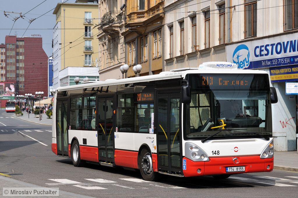 Ev. . 148 (Irisbus Citelis 12M) v ulici 