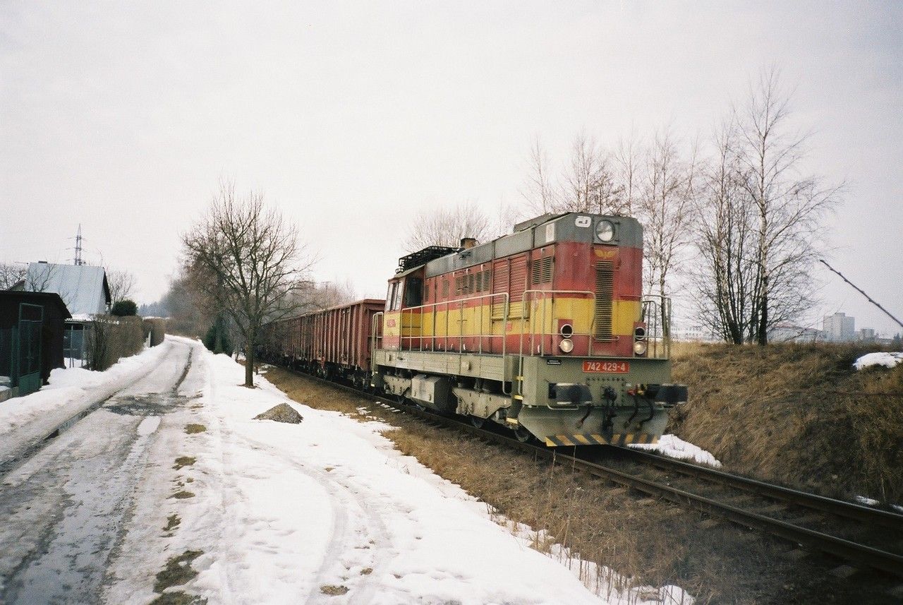 742.429 s EDB, odjd v Mn ze ru na Nov Msto, 1.3.2003