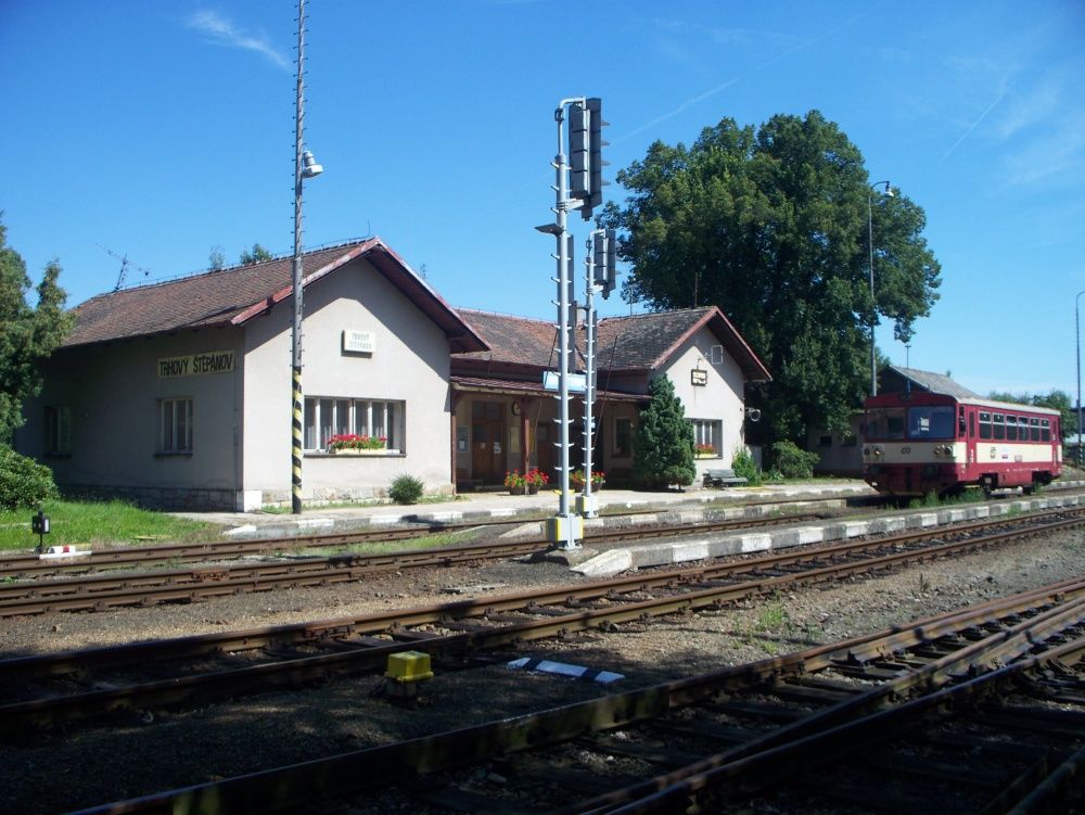 C�lov� �el. st. trati �.222 - Trhov� �t�p�nov (15.8.2012)