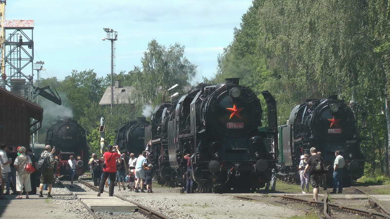 2012 06 16 - Setkn parnch lokomotiv ady 52 v Lun - Muzeum Lun