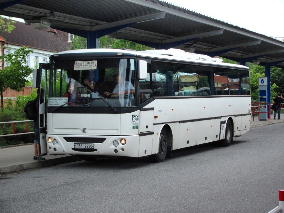 AS Service (Hradec Krlov - Znojmo), autobusov ndra Teb