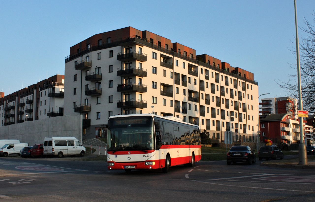 Irisbus Crossway LE 12.8M ev.. 4506, Dopravn podnik hl. msta Prahy, Avia Letany, 26. 3. 2021