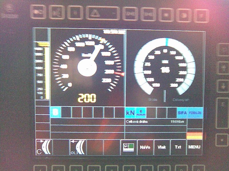 Val�me 140 (pro pot�eby m��en� pantograf�), LZB povoluje 200.