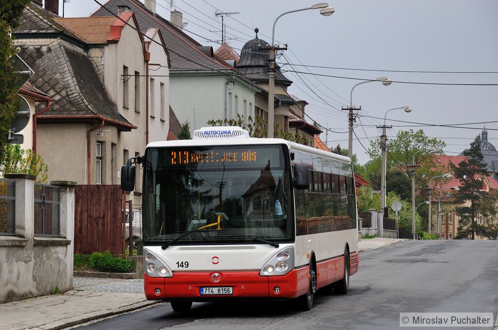Ev. �. 149 (Irisbus Citelis 12M) v ulici Gudrichova.