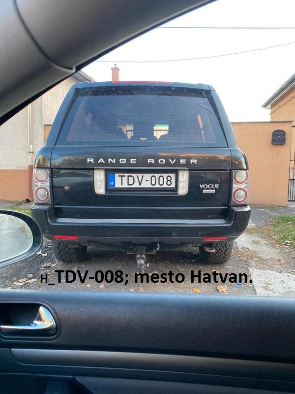 H_TDV-008; Range Rover Vogue, mesto Hatvan