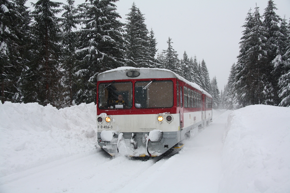 Vrcholov� zast�vka Jakuszyce 886 m.n.m.