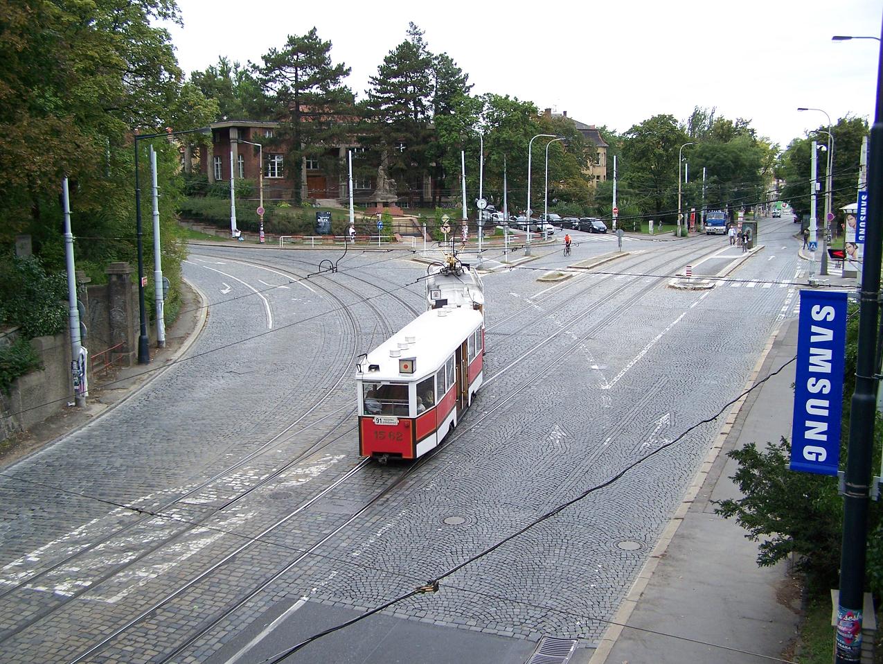 Historick� linka �. 91 stoup� k pra�sk�mu hradu - Chotkovy sady - 15.9.2012.