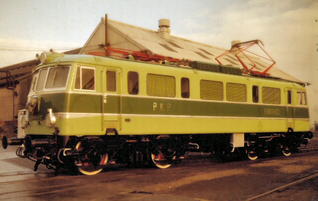 EU06 v lokomotivke The Vulcan Foundry v anglickom meste Newton-le-Willows v roku 1962