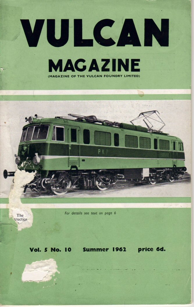 Vulcan Foundry Company Magazines, 1962