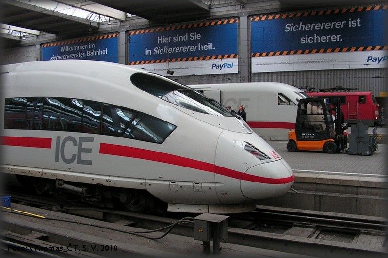 ICE3, m�stn� je�t�rka, ICE2 a BR111; M.Hbf., 5.V.2010