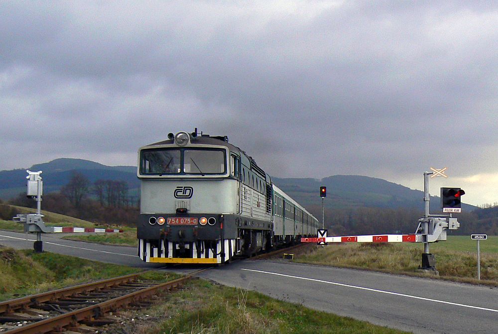 Posledn� Sp 1730  v �seku Bylnice-Popov 7.12.08