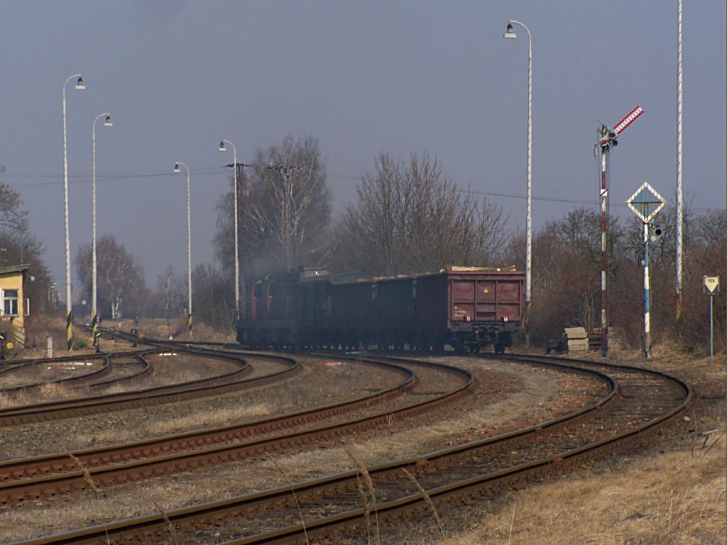 Odjezd Mn 82 470 z Moravsk�ch Bud�jovic 15.3.2011(foto Pavel Valenta)