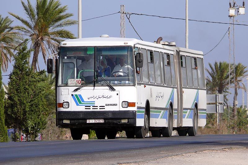 Regionln doprava na ostrov Djerba v Tunisu
